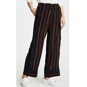 Madewell Silk Pajama Style Wide-leg Pants